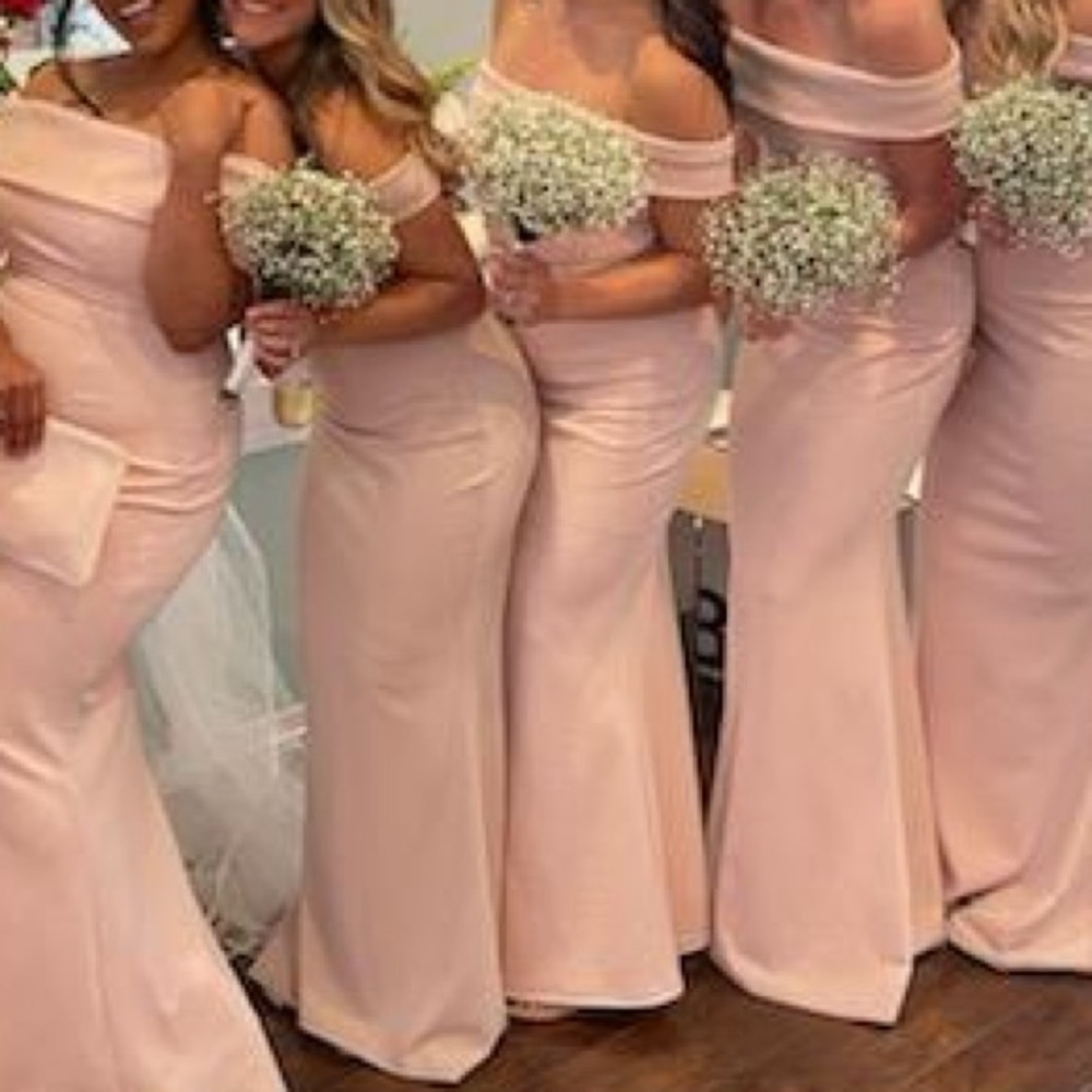 Katie may blush long dress